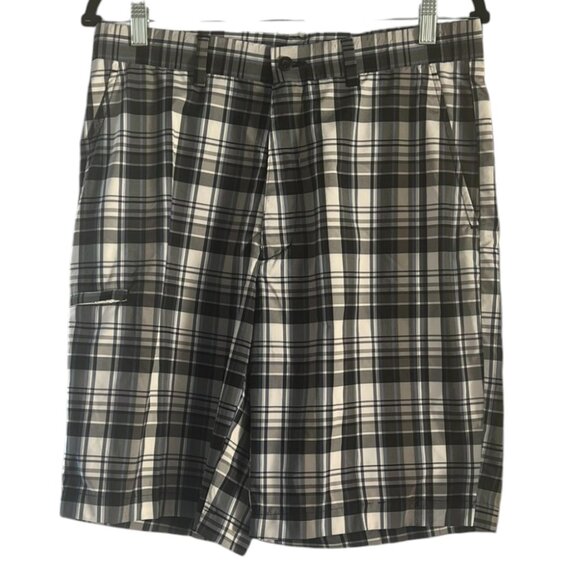 Men's Grand Slam MotionFlow 360 Plaid‎ Golf Shorts Size 32 - Picture 1 of 4